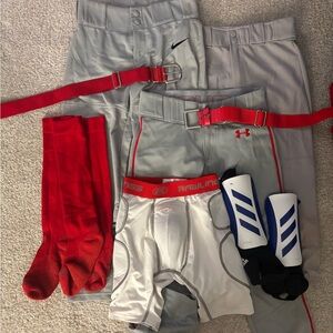 Bundle of boys baseball attire